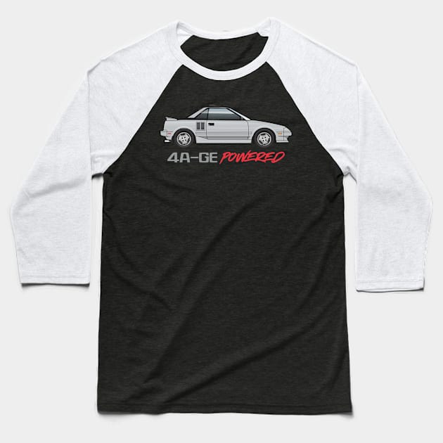 Powered-Silver Baseball T-Shirt by JRCustoms44